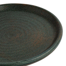 Afbeelding in Gallery-weergave laden, Olympia Canvas ronde borden met smalle rand groen 18cm (6 stuks)