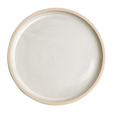 Olympia Canvas platte ronde borden wit 25cm (6 stuks)