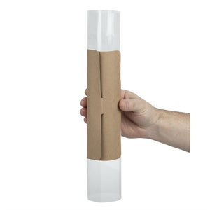 Colpac Clasp kraft baguetteverpakking met insteeksluiting recyclebaar (500 stuks)