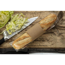 Afbeelding in Gallery-weergave laden, Colpac Clasp kraft baguetteverpakking met insteeksluiting recyclebaar (500 stuks)