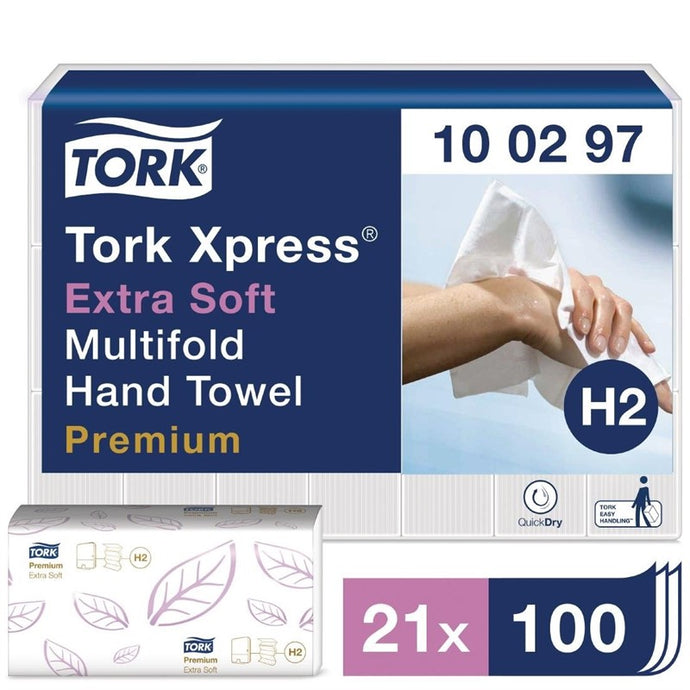 Tork Xpress multifold handdoeken 2-laags (2100 stuks)