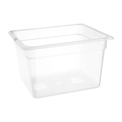 Nisbets Essentials polypropyleen 1/2 gastronorm bak zonder deksel 20cm