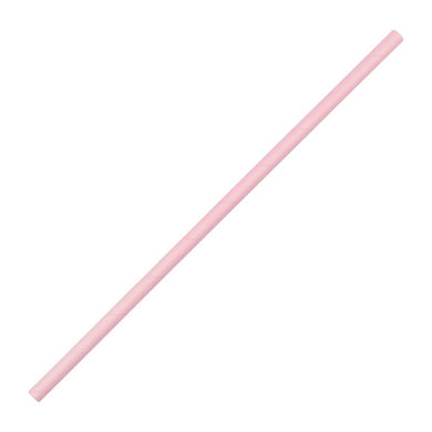 Fiesta Compostable composteerbare papieren rietjes roze (250 stuks)
