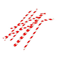 Afbeelding in Gallery-weergave laden, Fiesta Compostable composteerbare papieren buigrietjes rood (250 stuks)