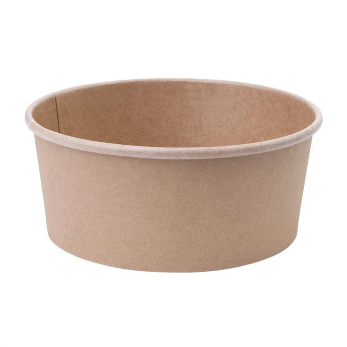 Fiesta Compostable ronde kraft saladeschaal 75cl (300 stuks)