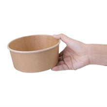 Afbeelding in Gallery-weergave laden, Fiesta Compostable ronde kraft saladeschaal 75cl (300 stuks)