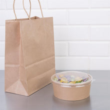 Afbeelding in Gallery-weergave laden, Fiesta Compostable ronde kraft saladeschaal 75cl (300 stuks)