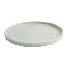 Afbeelding in Gallery-weergave laden, Olympia Cavolo plat rond bord zacht groen 27cm (4 stuks)