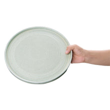 Afbeelding in Gallery-weergave laden, Olympia Cavolo plat rond bord zacht groen 27cm (4 stuks)