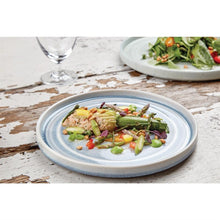 Afbeelding in Gallery-weergave laden, Olympia Cavolo plat rond bord ijsblauw 22cm (6 stuks)
