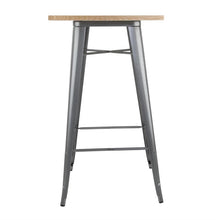 Afbeelding in Gallery-weergave laden, Bolero Bistro bartafel met houten blad grijs