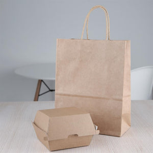 Fiesta Compostable composteerbare hamburgerdoosjes kraft klein (200 stuks)