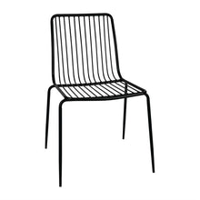 Afbeelding in Gallery-weergave laden, Bolero RVS eetkamerstoelen zwart (4 stuks)
