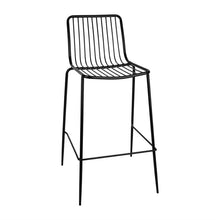 Afbeelding in Gallery-weergave laden, Bolero RVS barkruk zwart (4 stuks)