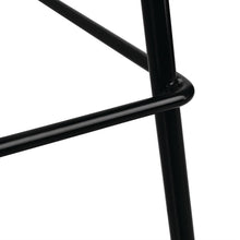 Afbeelding in Gallery-weergave laden, Bolero RVS barkruk zwart (4 stuks)