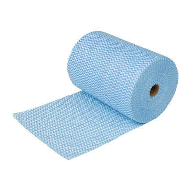 Nisbets Essentials non-woven schoonmaakdoekjes 25x25cm blauw (300 stuks)