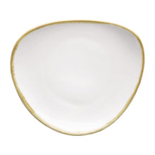 Afbeelding in Gallery-weergave laden, Olympia Kiln Driehoekige Borden Krijtwit 165mm (6 Stuks)