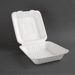 Fiesta Compostable composteerbare bagasse voedseldozen 223mm (200 stuks)