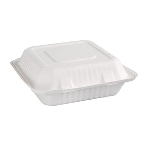 Fiesta Compostable composteerbare bagasse voedseldozen 236mm (200 stuks)