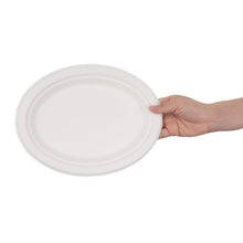 Afbeelding in Gallery-weergave laden, Fiesta Compostable composteerbare bagasse borden ovaal 198mm (50 stuks)