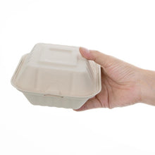 Afbeelding in Gallery-weergave laden, Fiesta Compostable composteerbare bagasse hamburgerdoosjes 152mm (500 stuks)