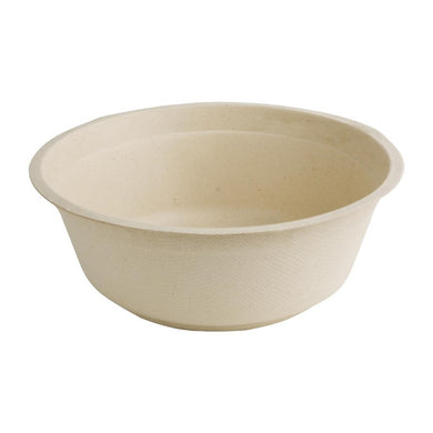 Fiesta Compostable composteerbare bagasse kommen rond bruin 950ml (50 stuks)