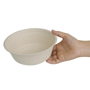 Fiesta Compostable composteerbare bagasse kommen rond bruin 950ml (50 stuks)