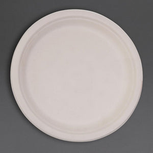 Fiesta Compostable composteerbare bagasse borden rond 261mm ongekleurd (50 stuks)