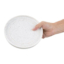 Afbeelding in Gallery-weergave laden, Olympia Cavolo Wit Spikkel Platte Ronde Bord - 180mm (Doos 6)