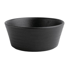 Afbeelding in Gallery-weergave laden, Olympia Cavolo zwarte platte ronde kom - 143 mm (doos 6)