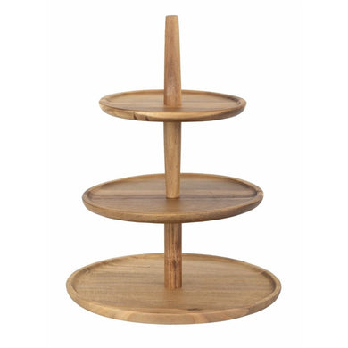 Olympia acaciahouten etagÃ¨re 305(Ã~) x 395(H)mm