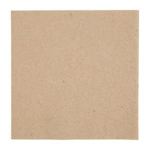 Fiesta Recyclable servetten 1/4 vouw gerecycled kraftpapier 240mm (4000 stuks)