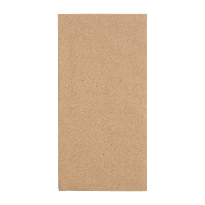 Fiesta Recyclable dinerservetten 1/8 vouw gerecycled kraft 400mm (2000 stuks)