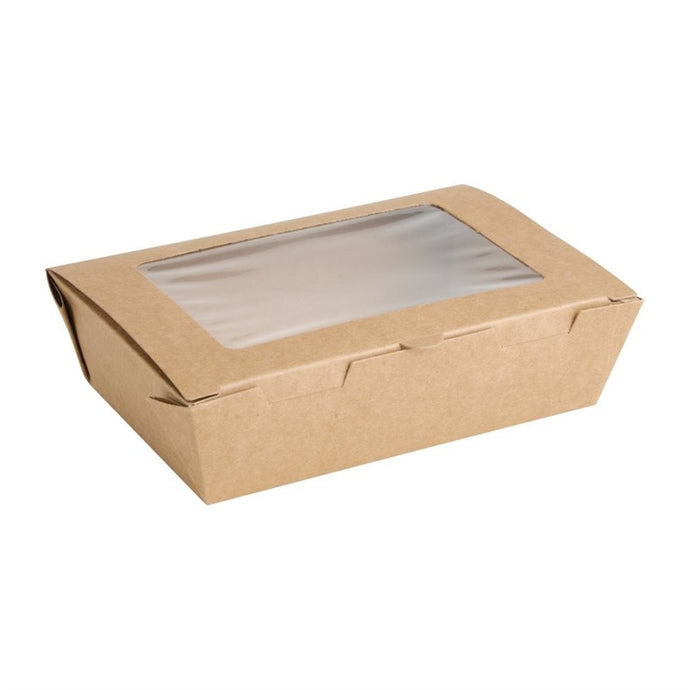 Fiesta Recyclable saladeboxen met PET venster 700ml (200 stuks)