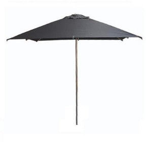 Eden Milan vierkante parasol 2,5 x 2,5m zwart