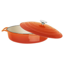 Afbeelding in Gallery-weergave laden, Vogue Oranje ronde braadpan 3.5Ltr