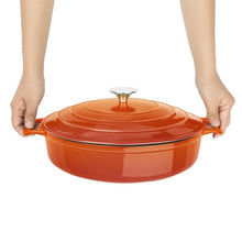 Afbeelding in Gallery-weergave laden, Vogue Oranje ronde braadpan 3.5Ltr