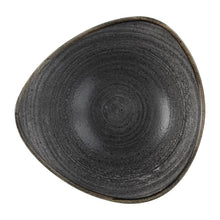 Afbeelding in Gallery-weergave laden, Churchill Stonecast Raw Lotus Black schalen 178mm (Pak van 12)