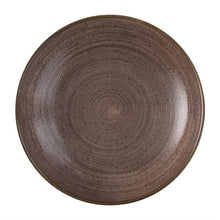 Afbeelding in Gallery-weergave laden, Churchill Stonecast Raw Evolve Brown coupe schalen 248mm (Pak van 12)