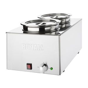 Buffalo bain-marie met 2x 5,2L bakken