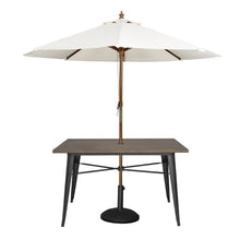 Afbeelding in Gallery-weergave laden, Bolero aluminium outdoor tafel 120x76x76cm donker houtdessin