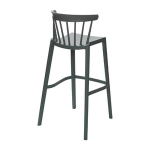 Windson polypropyleen barkruk groen (4 stuks)