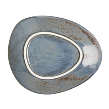 Afbeelding in Gallery-weergave laden, Olympia Ember Blauwe Driehoekige Borden 308 mm (Pak Van 4)