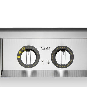 Buffalo 600-serie inductiekookplaat met dubbele zone, 3 kW