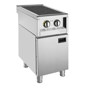 Buffalo 600-serie inductiekookplaat met dubbele zone, 3 kW