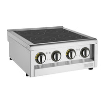 Afbeelding in Gallery-weergave laden, Buffalo 600 Serie 4 Zone Inductiekookplaat 2 x 3kW