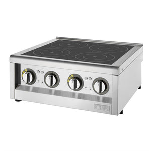 Buffalo 600 Serie 4 Zone Inductiekookplaat 2 x 3Kw. Let Op: Alleen Aanrechtmodel. Onderkast Wordt Ap