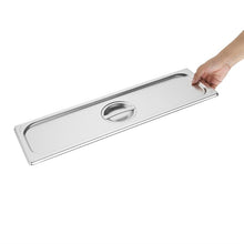 Afbeelding in Gallery-weergave laden, Vogue Roestvrijstalen Gastronorm 2/4 Deksel