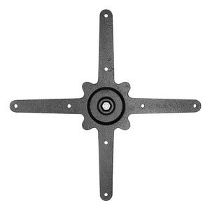 Bolero Black Cast Iron Table Base 720x420mm