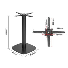 Afbeelding in Gallery-weergave laden, Bolero Black Cast Iron Table Base 720x420mm